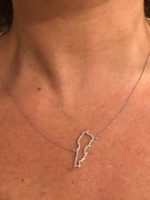 Load image into Gallery viewer, Lebanon map pendant
