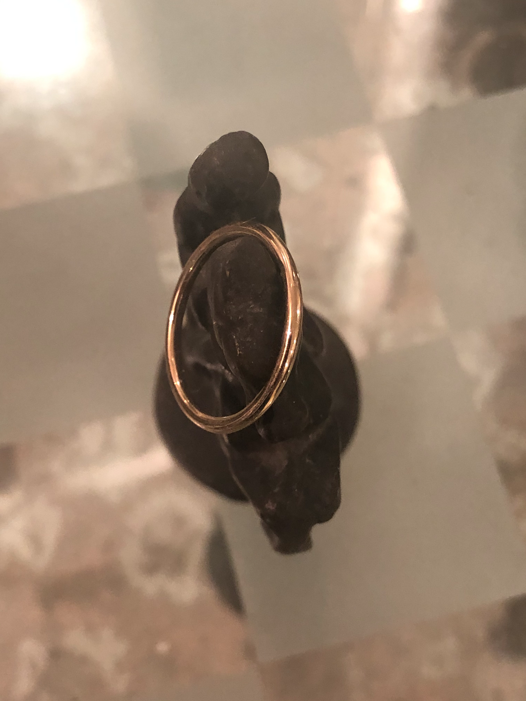 Stackable 14k gold ring