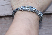 Load image into Gallery viewer, Round Weave Bracelet With Dagger Lock
