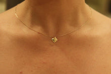 Load image into Gallery viewer, Gold Square Pyramid Pendant
