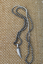 Load image into Gallery viewer, ﻿Elephant Tooth With Beads Chain Necklace
